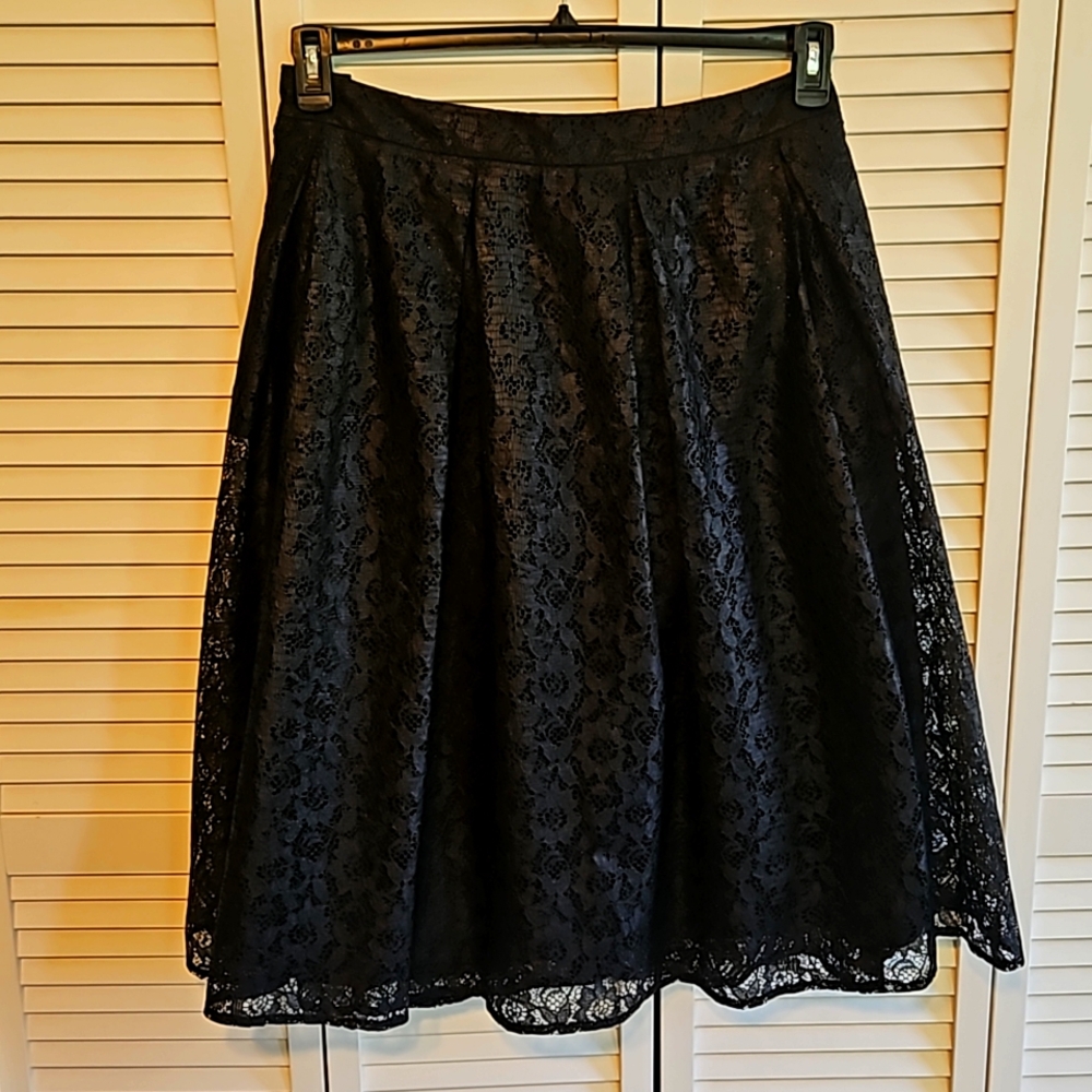 Sojourn lace a-line midi skirt